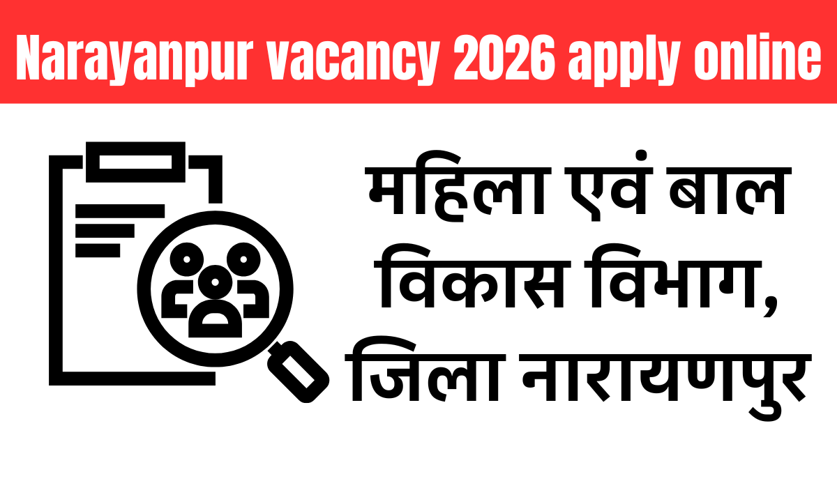 Narayanpur vacancy 2026 apply online