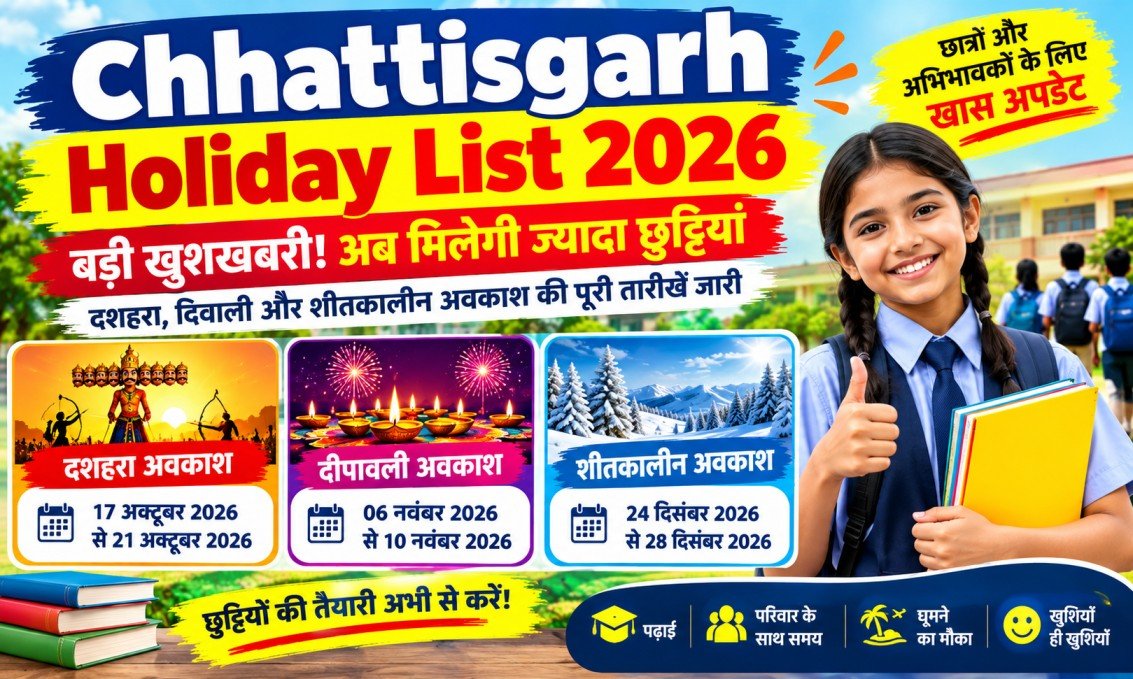Chhattisgarh Holiday List 2026